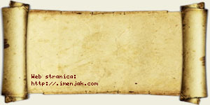 Jovana Karaklajić vizit kartica